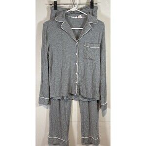 NWOT Shabby Chic Small Pajama Set Womens Button Top Lounge Pants Sleepwear Pj